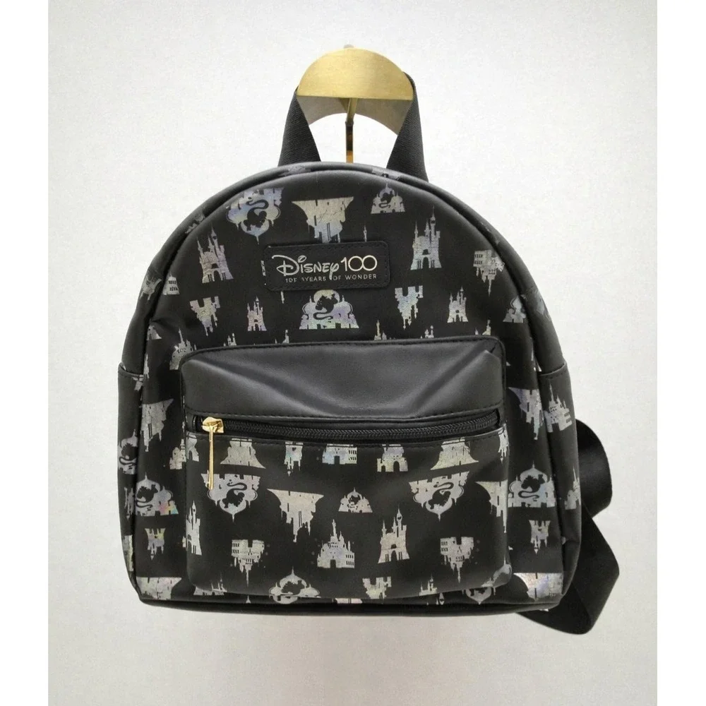 DISNEY (BIOWORLD) 100‎ Mini Backpack Holographic Castle Print